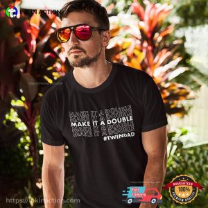 Make It A Double Twin Dad Basic T-shirt