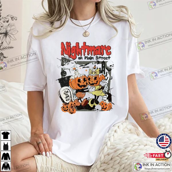 Mickey Minnie Nightmare On Mainstreet Shirt