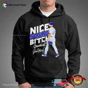 Nice Swing Bitch Cheater JOE KELLY Los Angeles Dodgers Baseball Shirt
