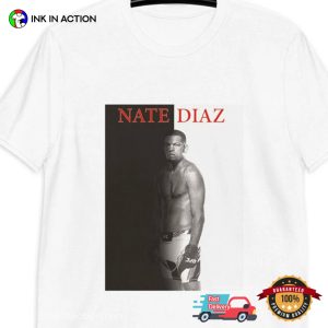 Nate Diaz Novelty UFC MMA Boxing T Shirt 3