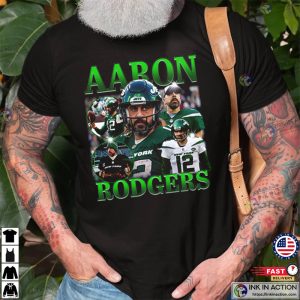New York Jets Aaron Rodgers T Shirt 3