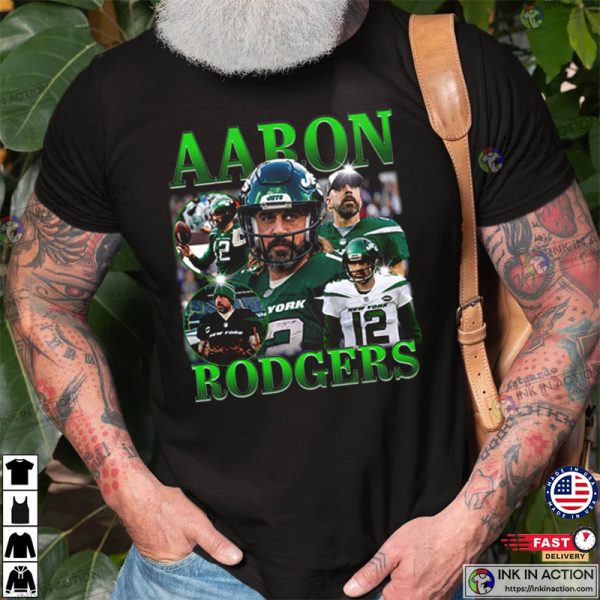 New York Jets Aaron Rodgers T-Shirt