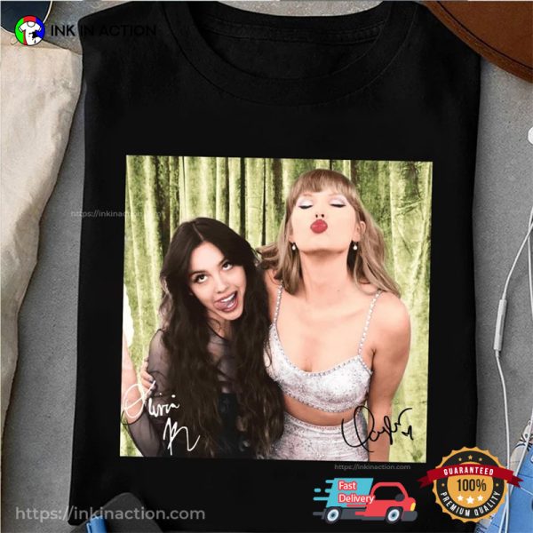 Olivia Rodrigo And Taylor Swift Signnature T-Shirt