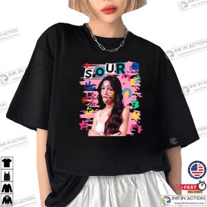 Olivia Rodrigo Sour Album Cover Fan T-Shirt