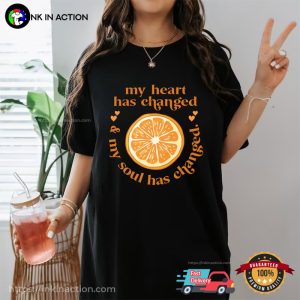 Orange Juice My Heart Has Changed Womens Concert Shirt 3