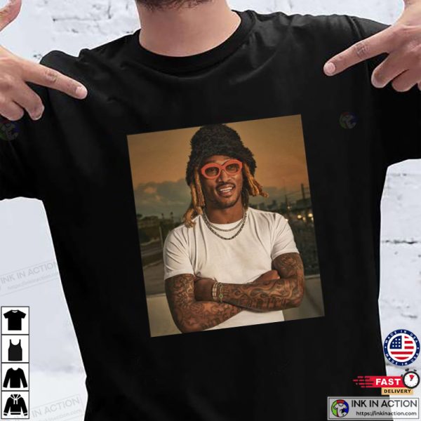 Portrait Rapper Future Hendrix Graphic T-Shirt