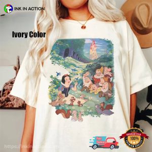 Retro 90s Disney Snow White And The Seven Dwarfs Comfort Colors Shirt