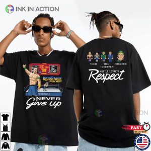 Respect John Cena 20 Years Never Give Up T-Shirt