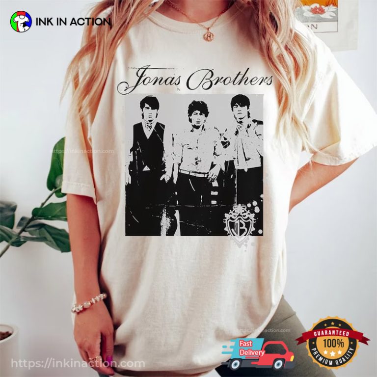 Retro 90's Jonas Brothers One Night Tour Comfort Colors Shirt - Print ...