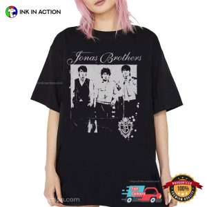 Retro 90s jonas brothers One Night Tour Comfort Colors Shirt 3