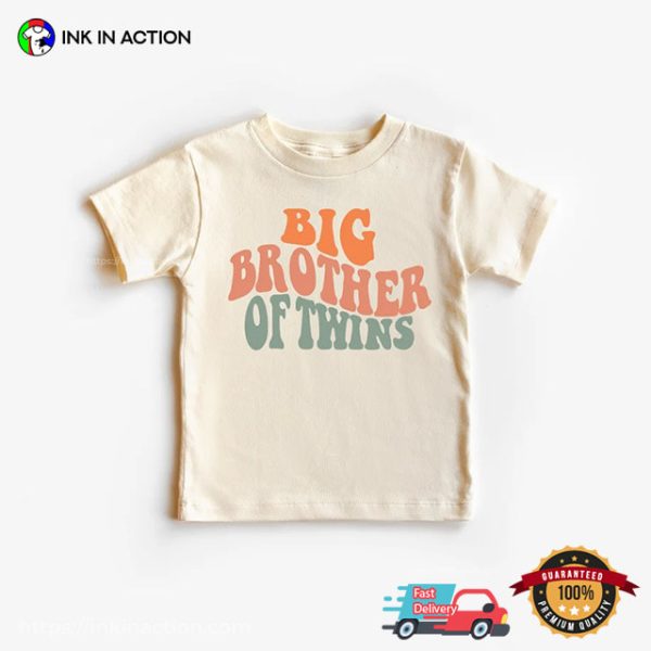 Retro Big Brother Of Twin T Shirt