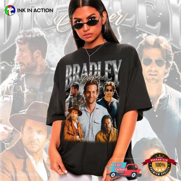 Retro Bradley Cooper Shirt, Actor Bradley Cooper Tee