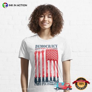 Retro Day Of Democracy Made In The USA T Shirt 1