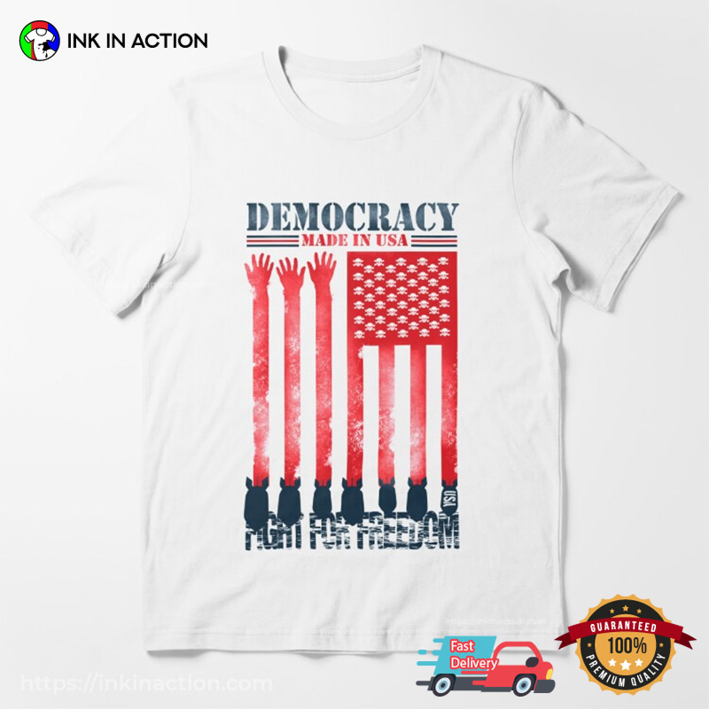Retro Day Of Democracy Made In The USA T-Shirt
