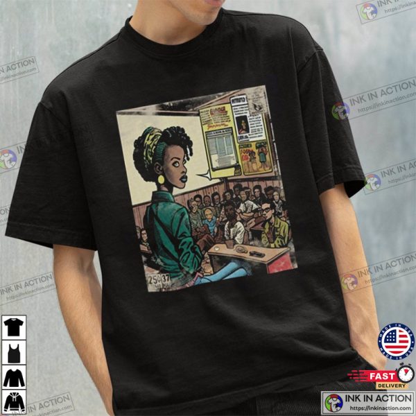 Retro Lauryn Hill Comic Hip Hop Shirt