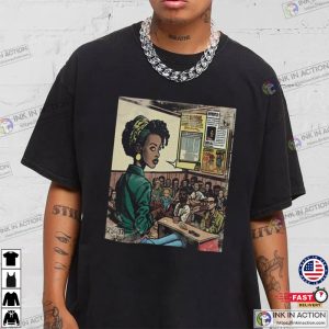 Retro Lauryn Hill Comic Hip Hop Shirt 3
