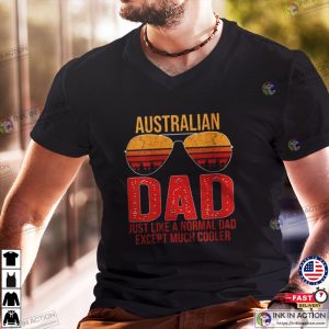 Retro Sunglasses australia fathers day T shirt 4