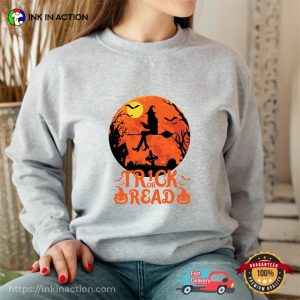 Retro Trick Or Read Halloween Shirt 1