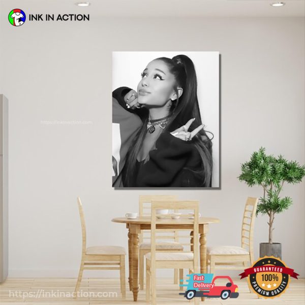 Retro Ariana Grande Vogue Music Poster