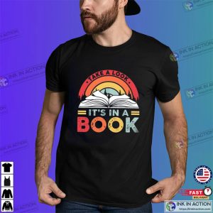 Retro book lovers day Shirt 2 Ink In Action
