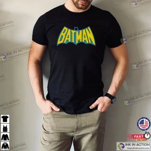 Retro dc comics batman Logo T Shirt 3