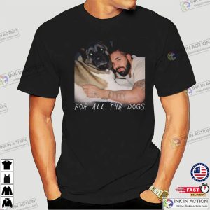 Retro for all the dogs Drake T Shirt 3