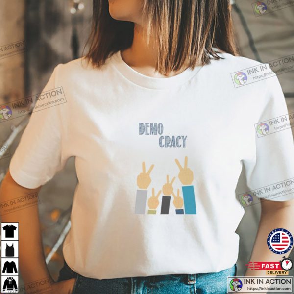 Retro International Day Of Democracy 2023 T-Shirt