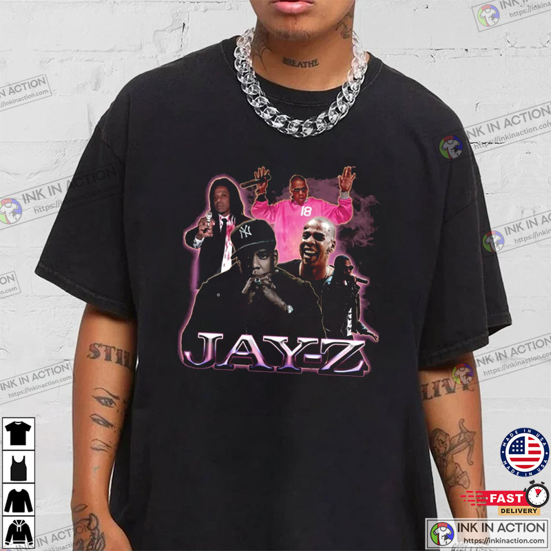 Retro Jay-Z 90s Washed T-Shirt