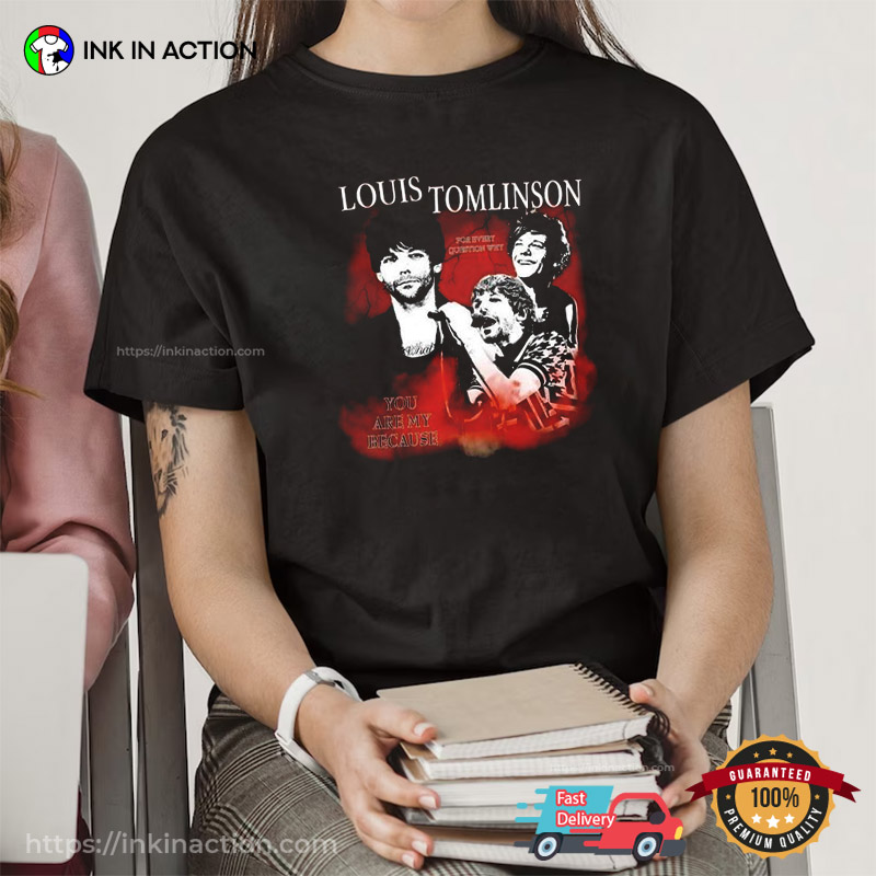 Louis Tomlinson 28 Official T-shirt - Ink In Action