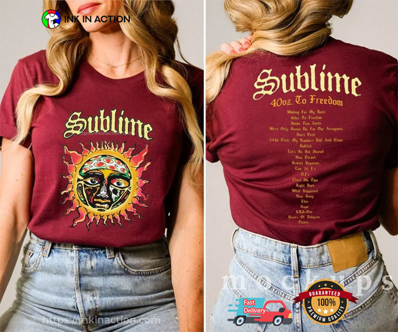 Sublime Sun 40oz. To Freedom Tour Comfort Colors Shirt - Print your  thoughts. Tell your stories.