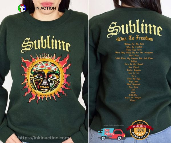 Sublime Sun 40oz. To Freedom Tour Comfort Colors Shirt