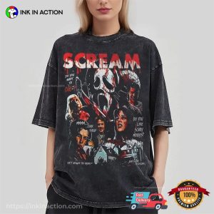 Scream Vintage Halloween T-Shirt, Scream Horror Movie Shirt