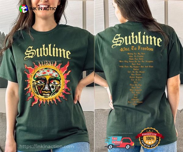 Sublime Sun 40oz. To Freedom Tour Comfort Colors Shirt