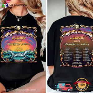 Sublime slightly stoopid tour 2023 2 Sided Shirt 5 Ink In Action