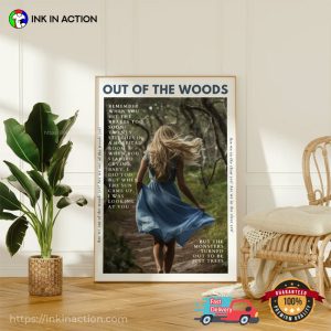 Taylor Swift Out Of The Woods 1989 Album Swiftie Wall Art Poster