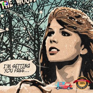 Taylor Swift Out Of The Woods Vintage Comic Cover Art Poster