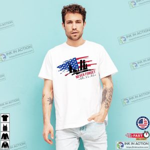 USA Flag Heart Shirt Twin Towers 911 Patriot Day Shirt 1