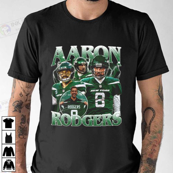 Vintage Aaron Rodgers New York Classic 90s Graphic T-shirt