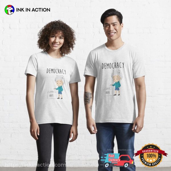 Vintage International Day Of Democracy Unisex T-Shirt