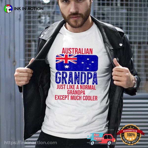 Vintage Australian Grandpa, Australia Father’s Day T-shirt