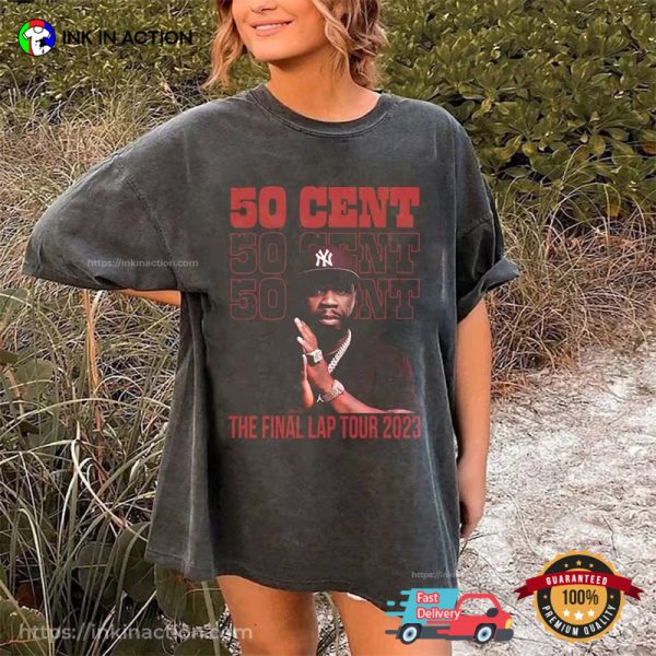Vintage Style 50 Cent Rapper Best Portrait Comfort Colors Shirt