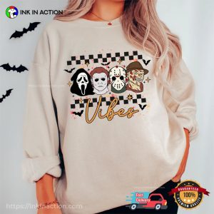 Vibes Halloween Horror Movie T-shirt