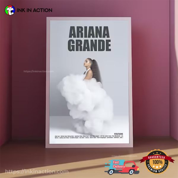 Vintage Ariana Grande Merch Poster - Ink In Action