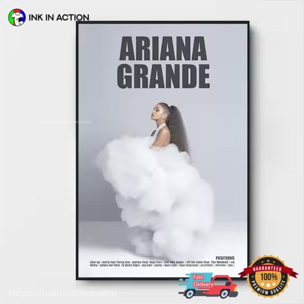 Vintage Ariana Grande Merch Poster