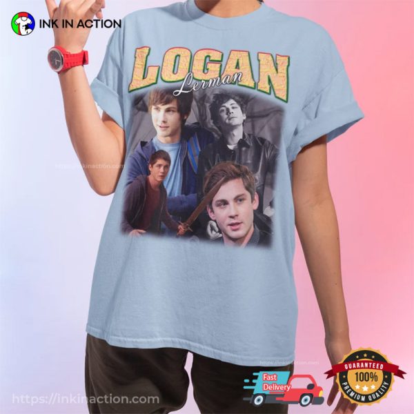 Vintage Bullet Train Logan Lerman Unisex T-Shirt