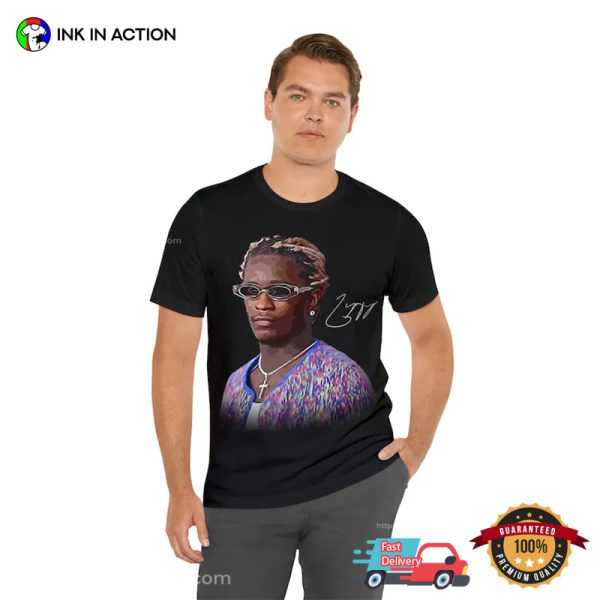 Vintage Rapper Young Thug Graphic Art Tee