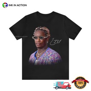 Vintage rapper young thug Graphic Art Tee 3