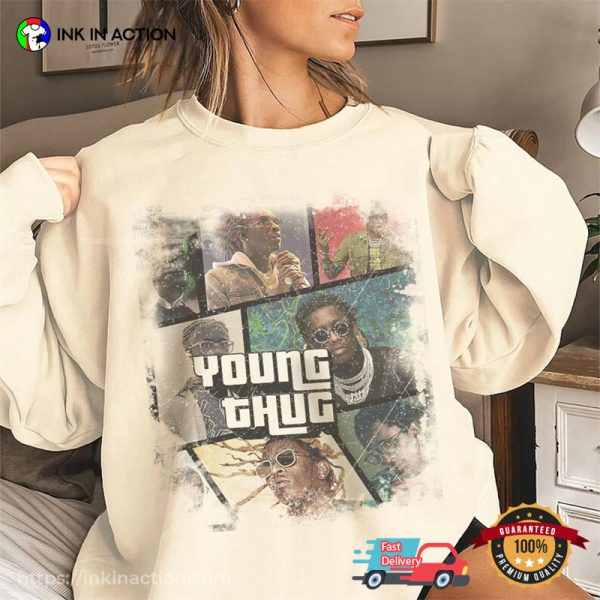 Vintage Young Thug Shirt, Retro Hip Hop Graphic T-Shirt