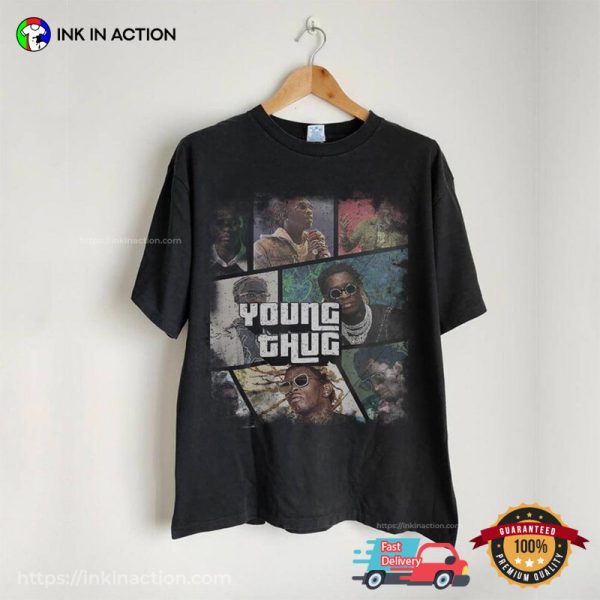 Vintage Young Thug Shirt, Retro Hip Hop Graphic T-Shirt