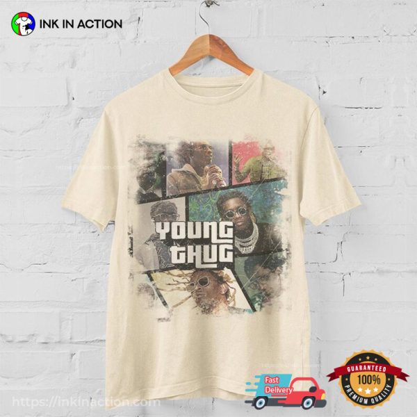 Vintage Young Thug Shirt, Retro Hip Hop Graphic T-Shirt